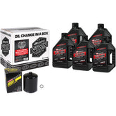 Maxima Racing Oils Quick Change M8 Synthetic 20W-50 Oil Change Kit - Black Filter
